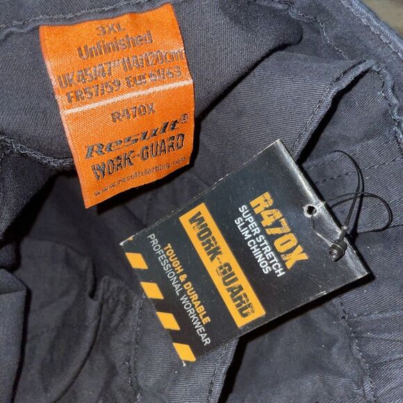 Result Work Guard Super Stretch Slim Chino Work Pants-‎ 38x33 - Picture 8 of 8